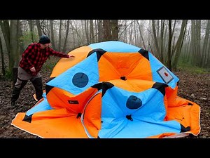 Sub-Zero in a Weird insulated Hot Tent