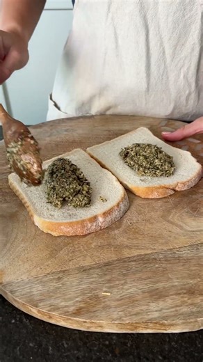 Festive leftovers sandwich