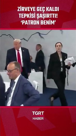 Interesting Reaction from Trump, Who Arrived Late to the Summit! "I'm the Boss" #shorts