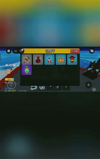 I will show all the potion recipe in this video. Blox fruits in Roblox.