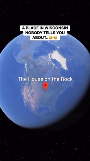 4.6K views · 18 reactions | The House on the Rock in Spring Green, WI, is one of the most surreal attractions in the world. Home to the largest indoor carousel, a sculpture rivaling the Statue of Liberty, and endless collections of rare curiosities, it’s a three-hour walk through imagination itself. With self-playing orchestras and mind-bending rooms, it’s less a museum and more a world you have to experience. #Wisconsin #explorewisconsin #wisconsindells | The Midwest Guide | Facebook