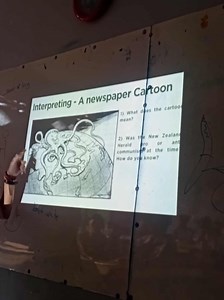 Interpreting - A Newspaper CartoonWhat does the cartoon mean?... | Filo