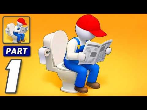 Toilet Fever - Gameplay Walkthrough Part 1 - Funny Rush Moments 🚽 (iOS, Android)