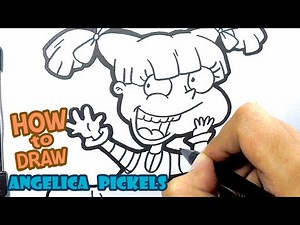 How to Draw Rugrats | Drawing Angelica Pickles