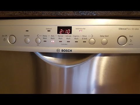 Bosch Ascenta 50-dB Stainless Steel Built-in 24" Dishwasher - SHE3ARF5UC - 2160p 4K HD