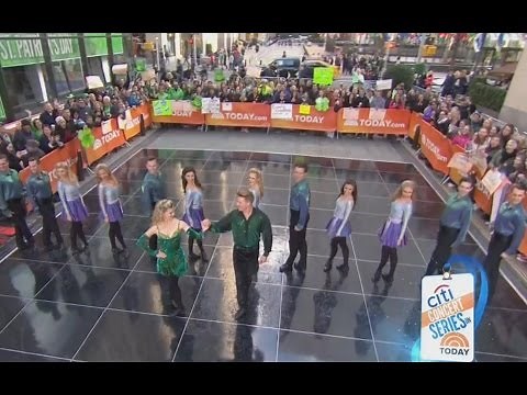 Riverdance St Patricks Day Performance on NBC Today Show