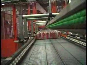 OCME - Shrink-wrap packer & robot palletiser for 6x4 cans