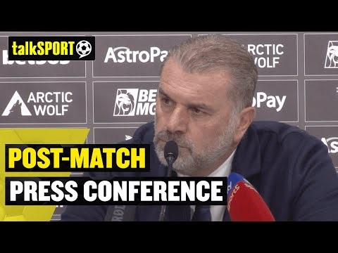 Ange Postecoglou REACTS to Tottenham's SHOCKING late defeat to Wolves | Post-Match Press Conference
