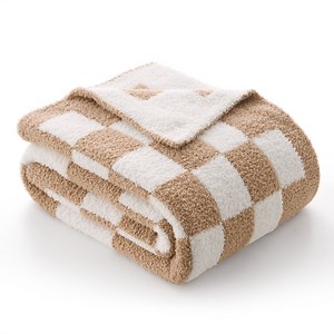Joyfy Throw Blanket for Couch,Bed,Sofa,Brown Checkerboard Knitted Blanket,Super Soft Throw Blanket Knitted,Gifts for Women Mom Girls,Throw Home Room Decor Aesthetic for Women Mothers Christmas Birthd - Walmart.com