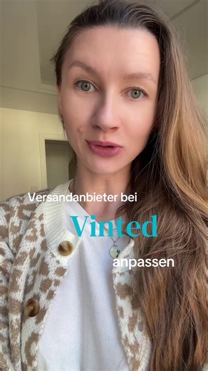 Vinted: Versandmöglichkeiten anpassen