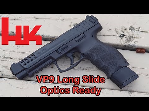 Heckler and Koch VP9 Long Slide Optics Read Test and Review / Best Polymer Full Size Pistol?