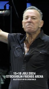 8.9K views · 14 reactions | The E Street Band and I are coming back next summer! Don't miss our shows at Friends Arena, July 15th and July 18th! Tickets on sale now | Bruce Springsteen | Facebook