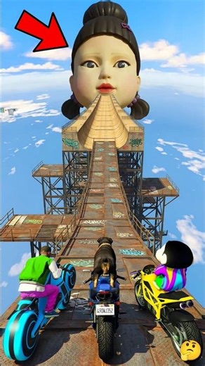 Shinchan VS Franklin Ultimate Ramp Challenge in GTA 5