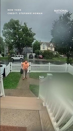 Man survives after being STRUCK by lightning