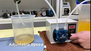 Peristaltic Pump 24V Kamoer Small Intelligent Variable Speed Stepper Motor peristaltic lab dosing Pump with KCM Pump Head (1~64ml/min（B14-1.6mm ID× 4.8mm OD）)