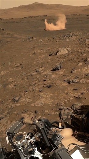 NASA Rover Captures an Incredible Dust Storm Sweeping Across the Surface of Mars #mars