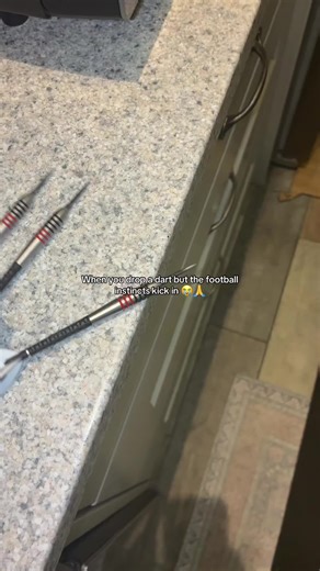 When Football Instincts Kick In: A Dart Drop Moment