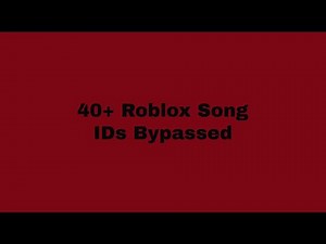 40+ ROBLOX SONG IDS BYPASSED