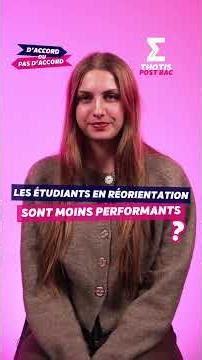 Students changing their course of study: true or false