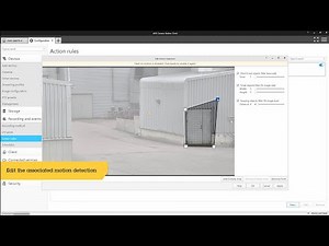 AXIS Camera Station - Trigger a message within an Axis speaker when motion is detected