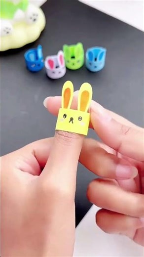 How to Make a Fun Origami Cartoon Ring - DIY Craft Tutorial