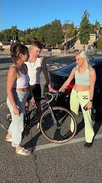 Bike Thief gets instant karma!