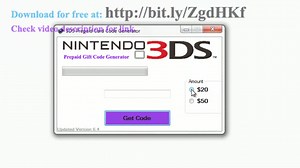 Nintendo 3ds Prepaid Card Code Generator Free Download