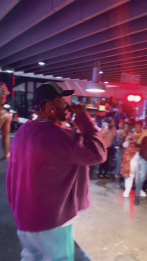 First live performance together. K.O ft @TOSS #Rockabye CocaCola Head Offices 💼💼