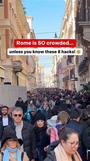 Rome is SO crowded—unless you know these 8 insider hacks! 🤯🇮🇹 💙 Follow @trastevere.rome for more hidden stories and authentic Italian food tips! 💬 How to Receive a FREE ROME Guide in your DMs: 1. Follow (Otherwise we can’t send it) 2. Comment “ROME” 3. Check your DMs 😉 👉 Comment “TOUR” to discover the best (and tastiest) way to try real Roman food without spending a fortune! #Rome #RomeTravel #VisitRome #RomeItaly #WhenInRome #TravelItaly #ItalyTravel #ExploreRome #RomeView #RomeSunset #R