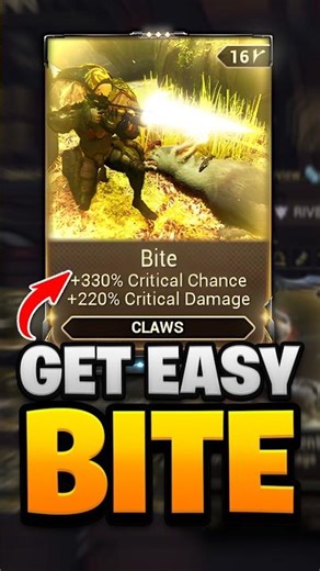 How Get Easy Bite mod #warframe #gaming #tennocreate