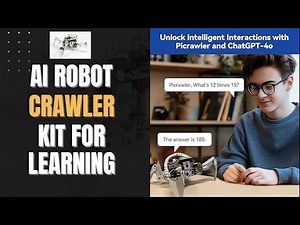 SunFounder PiCrawler AI Robot Kit Review, ChatGPT Enabled, Voice Command, App Control, Camera 🔥