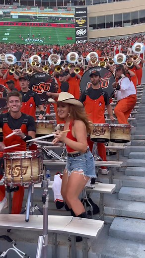 Happy Orange Friday #gopokes #okstate #drumline @Kendall @cowboy_fb @okstate