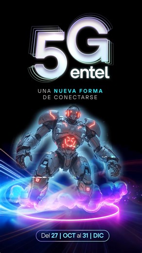 Lo digital evoluciona, y tu conexión también 🌐 5G Entel llega para ofrecer una experiencia más fluida, moderna y preparada para nuevos usos | Entel Bolivia