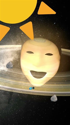 satern eating earth and moon