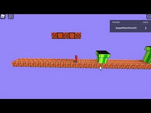 Making MARIO in ROBLOX STUDIO???????
