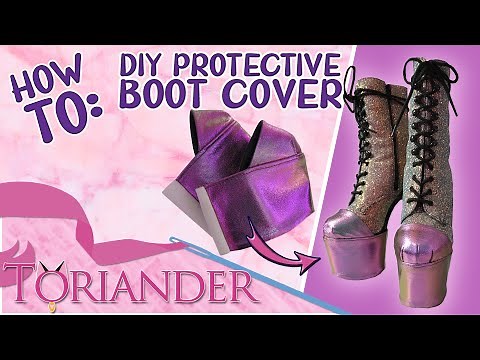 How to Sew DIY Pole Shoe Protectors || Make Your Pole Dancing Heels Last Longer!