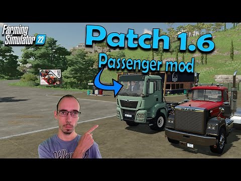 PATCH 1.6 PASSENGER MOD VO FARMING SIMULATORE 22