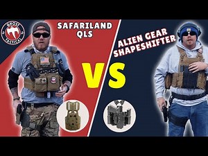 SAFARILAND QLS vs ALIEN GEAR ShapeShifter Drop Leg Holster COMPARISON