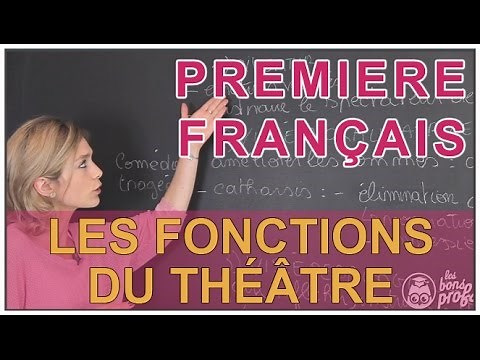 Les fonctions du théâtre - Français Première - Les Bons Profs