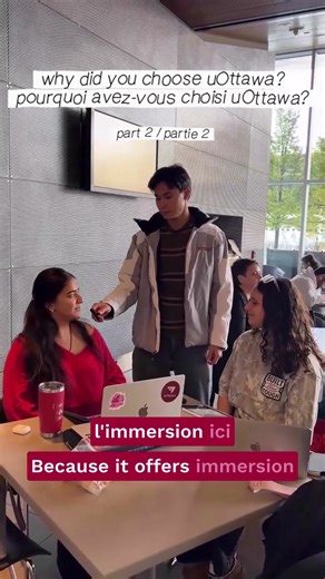 Here are some MORE reasons current students chose the University of Ottawa! With a variety of opportunities, innovative programs, and amazing campus life, uOttawa is a clear choice for those seeking a world-class university experience 🏛️ -- Voici encore PLUS de raisons pour lesquelles les étudiantes et étudiants actuels ont choisi l'Université d'Ottawa! Avec une variété d'opportunités, des programmes innovants et une vie étudiante incroyable, uOttawa est un choix évident pour celles et ceux qui