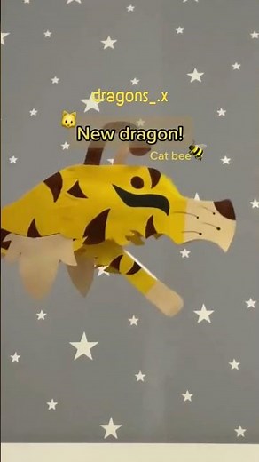 New Dragon Cat Bee!🐲#dragon #paperart