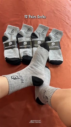 Stylish 12 Pairs of Socks for Men - Shop Now