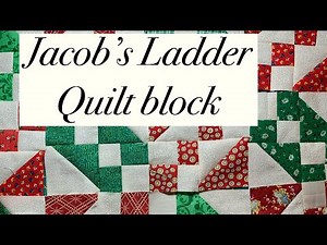 How to sew Jacob’s ladder quilt block-learn to quilt-quilt block-scrappy quilt-vintage quilt