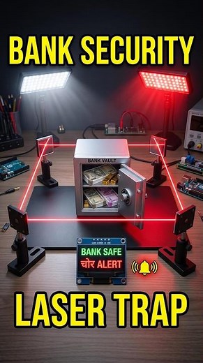 How to Build a Laser Security System #arduino #security #howto #diy #arduinoproject