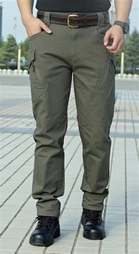 [COD]Tactical Outdoor Pants Men's Overalls Multi-Pocket Trousers Waterproof Cargo Pants