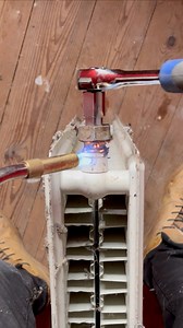 How to remove old radiator tails with heat and new valves installed with loctite 55! Perfect joints #amsr #plumbing #toolbag #pipes #tools #cleancopper #copper #handtools #work #diy #howto #plumber | Mmplumber