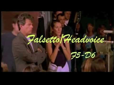 (HD) Celine Dion Live Vocal Range - The Recording Sessions: A2-D6 3.5 Octaves