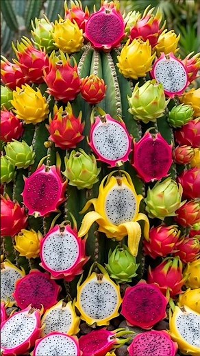 Easy and fast techniques for growing and propagating dragon fruit trees #garden #fruits #diy