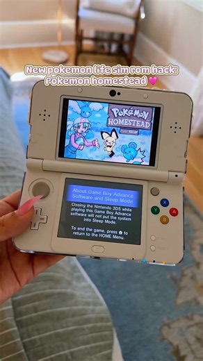 Pokemon rom hack: Pokemon Homestead 🩷✨#3ds #aynthor