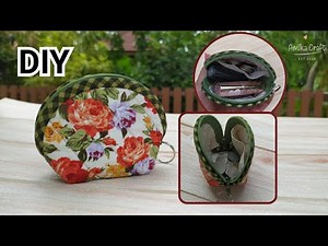 Lisa Coin Pouch/กระเป๋าใส่เหรียญ/How To Make a Cute Pouch/Coin Pouch Tutorial/
